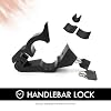 1 PC Motorcycle Grip Brake Lock, 5-5/16 x 2-3/16 x 15/16 Alloy Anti-Theft Throttle Lock, Replacement Modification Accessories, Suitable for Motorcycles, Scooters, Bicycles, ATVs (Black)