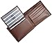 Nautica Men's Leather Passcase Wallet with Large Bill Compartment and ID Window
