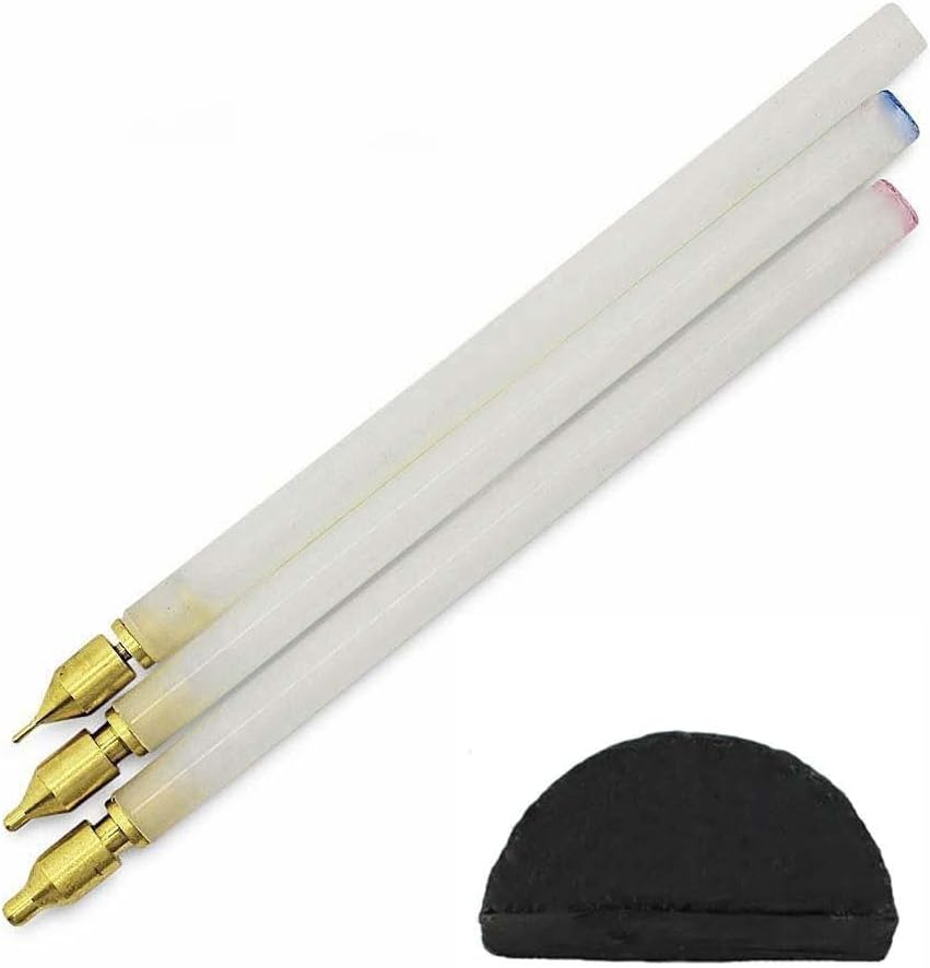 BestPysanky Set of 3 Traditional Drop Pull Tools with 5 Dyes for Eggs Decorating