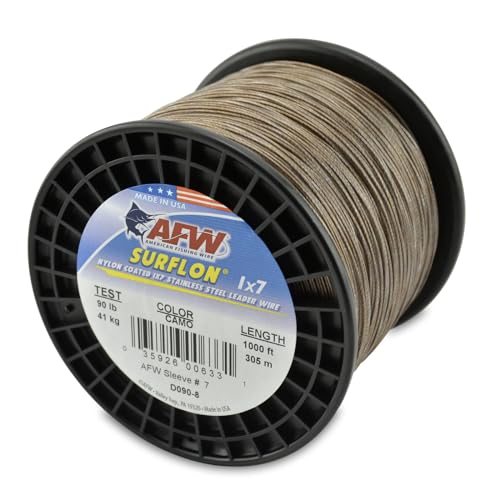 Image of American Fishing Wire Surflon Nylon Coated 1x7 Stainless Steel Leader Wire