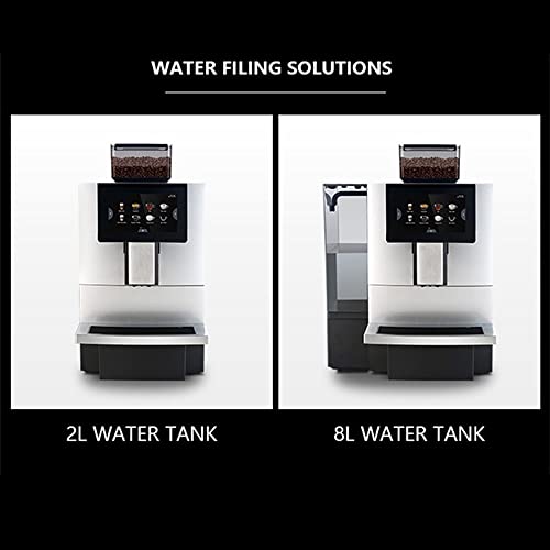Café automático y máquinas de café espresso, máquinas de café comerciales programables con sistema de leche, sistema de… - Imagen 7