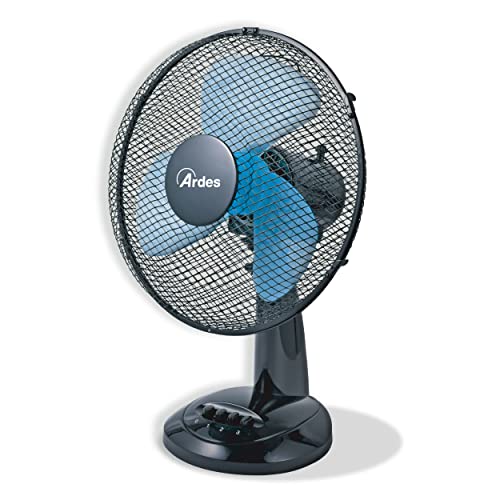 ARDES - Ventilatore da Tavolo Ardes 30 cm 3 Pale Oscillante con Inclinazione Regolabile Ventilatore...
