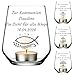 Personalisiertes Teelicht Glas mit Gravur zur Kommunion - Windlicht mit Name Datum & Wunschtext - Konfirmation Firmung Taufe - Geschenk für Mädchen & Jungen - Text bis 4 Zeilen