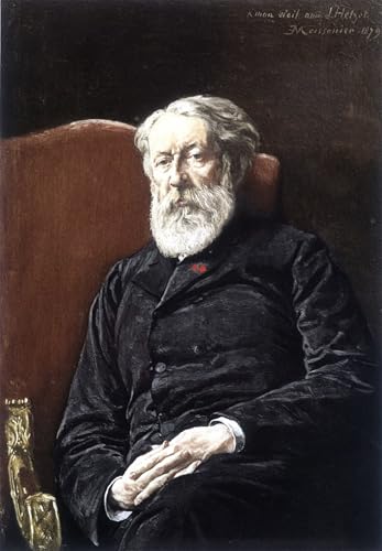 Affiche Artistique Portrait d'Hetzel Meissonier Impression Toile Haute Définition