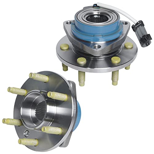 Detroit Axle - 2 Wheel Bearing Hubs for Chevrolet Uplander Buick Terraza Pontiac Montana Saturn Relay Replacement Wheel Hub & Bearing Assembly Set Front or Rear, Pair Hubs