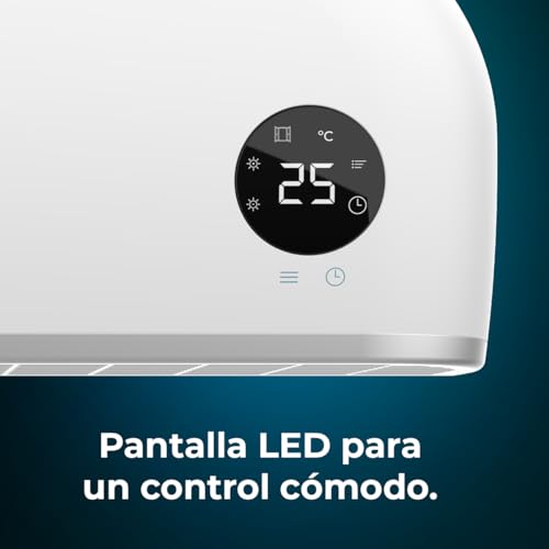 Miniatura 6 de Cecotec Calefactor cerámico de baño ReadyWarm 2000 Max Box Ceramic con 2000 W, pantalla LED, mando a distancia y protección IPX2, 20 m2