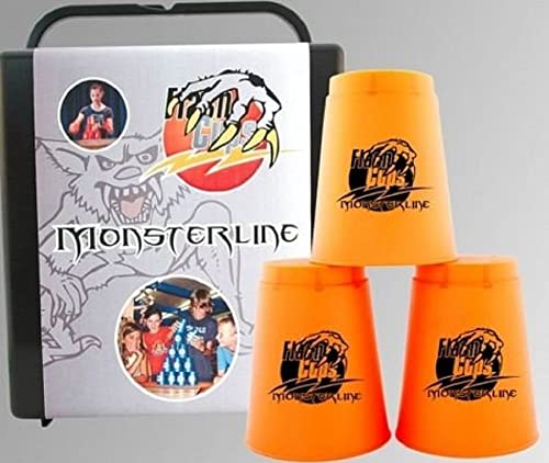 Flash Cups 1015 – Speed apilamiento Lunch Box y DVD, 12 Unidades, Naranja