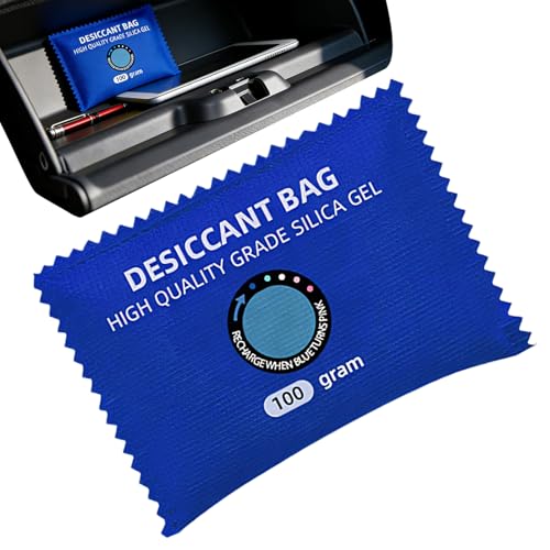 Desecante Auto - Absorbente Portátil De Gel De Sílice De Reactivación Rápida - Deshumidificador de Interior para Armario y Bodega | Para Camiones Autocaravanas Armarios De Baño