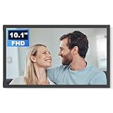 Arktronic Digital Picture Frame 10.1 inch,1280x800 FHD IPS WiFi Digital Photo Frame, 32GB Storage, Auto-Rotate, Instantly Share Photo/Video via Apps/Email,USB/Mirco SD, Black