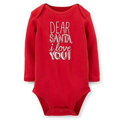 Bodysuit de Navidad Carter's de algodón suave para bebés de 6 meses
