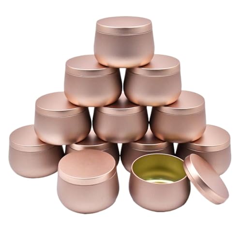 Latas metálicas de aluminio de alta calidad para fabricación de velas decorativas con tapa