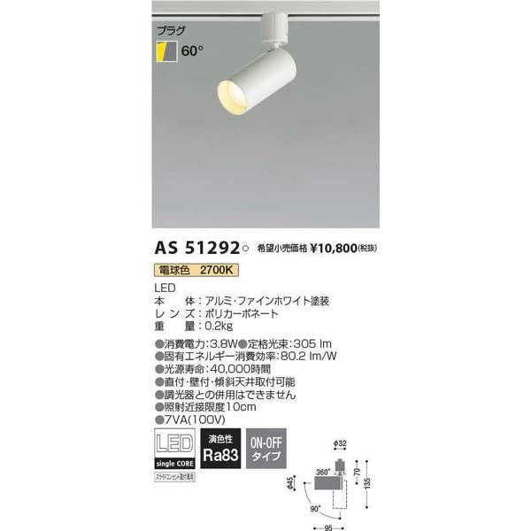 KOIZUMI スポットライト LED 12個セット Amazon | コイズミ照明 LED（電球色）スポットライト AS51292