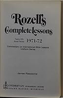 Rozell's Complete Lessons 1971-72 B000K3OUYO Book Cover