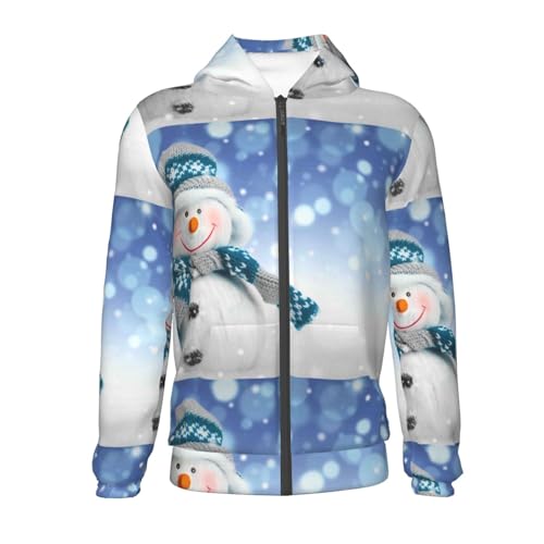 Christmas Trees Kid Hoodies Boys Zip Up Sweatshirts Girls Pullover with Pocket2