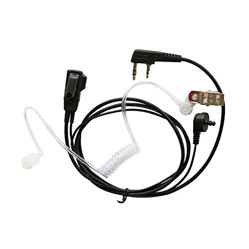 Xunbin 2 pines auricular micrófono para Kenwood Two Way Radio TK3170 TK3173 TK3200 TK3201 etc. negro B Ardisle Generic