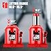 DNA Motoring 50 Tons / 110231 lbs Lifting Automotive Welded Hydraulic Bottle Jack for Repair Vehicle, Pickup, Truck, w/Manual Handle, Red,TOOLS-00365