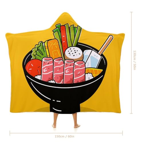 Couverture à capuche Hotpot pull géant anti-froid pour ne plus frissonner chez soi