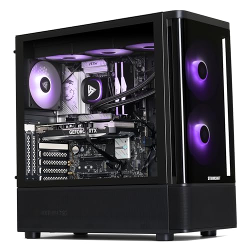 Image of STORMCRAFT Skyhawk Pro PC Gaming i9 14900KF RTX 5070 32GB DDR5 2TB SSD | 12GB GDDR7 VGA, CPU 6.0GHz, RGB 6000MHz DRAM, 850W Gold PSU, AIO-360mm, PRO Z790-P, BT WiFi USB-C, Pre Built Tower Desktop