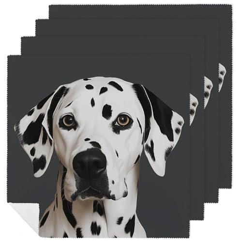 Servilletas de Tela Dalmatian 18.7x18.7 in 4 Piezas