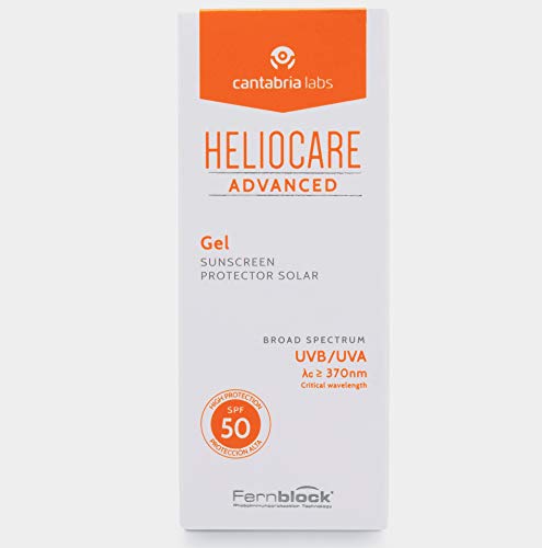 Heliocare® Advanced Gel SPF 50 50ml / Lightweight Gel Sunscreen For Face / Daily UVA and UVB Anti-Ageing Sun Protection / Combination, Oily and Normal Skin Types / Matte Finish