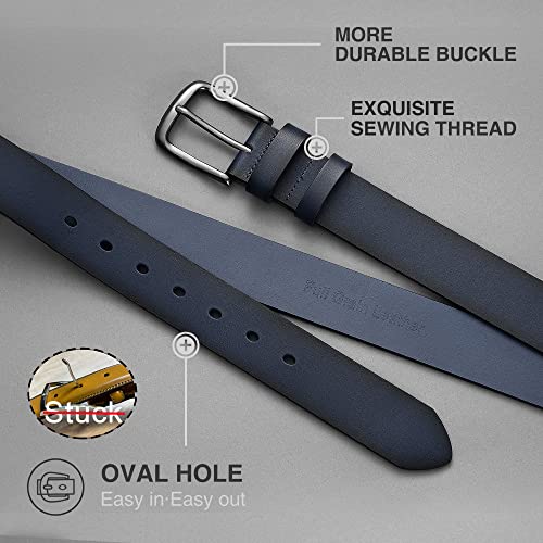 Image of CHAOREN Full Grain Leather Belt for Men, Work Belts for Men Heavy Duty, Daily Wear for Jeans Pants