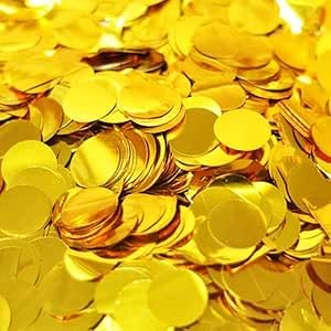 ترتر بلاستيك بي في سي 2.50 ملم بثقب جانبي واحد مسطح مستدير واسع، ترتر للخياطة والحرف اليدوية وسجل القصاصات والدلايات - (مقاس كبير) من ماي سوق-ستور (100)