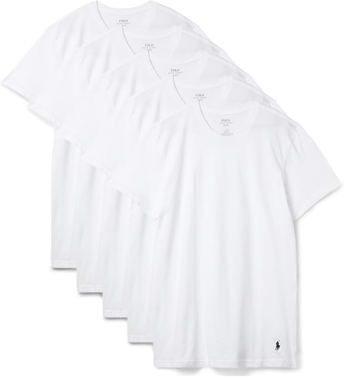 Polo Ralph Lauren 5 Pack Cotton Classic Crews