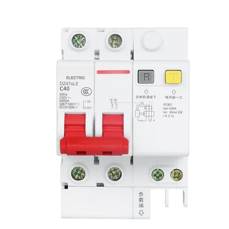 Disjoncteur de protection contre les petites fuites DZ47sLE 2P C 40A pour tableau électrique