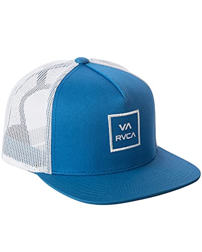 Image of RVCA Men's Trucker Hat, Adjustable Snapback Cap for Streetwear & Skating, Lightweight Breathable All-Day Comfort