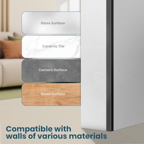 Image of 8Pcs 57 inch Black Metal Corner Protector, L-Molding Corner Guards for Walls, Cabinets, Baseboards, Furniture Decorative Trim, Size 57 inch x 1 inch (Pack of 8)