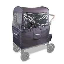 WONDERFOLD Weather Cover for W2 Elite/Luxe Collapsible Wagon Stroller - Versatile Rain Cover for Stroller Wagon with Advanced Waterproof & Simple Install