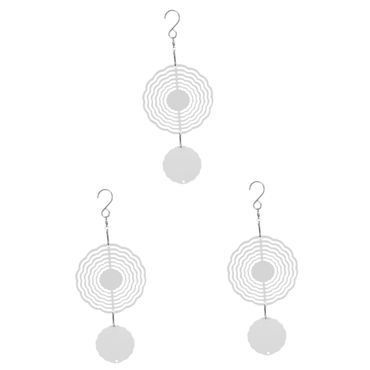 Toddmomy 3 Carillones De Viento Giratorios 3D para Colgar En El Exterior Molinos De Viento para Exteriores Decoración De Molinos De Viento Carillones De Viento para Exteriores