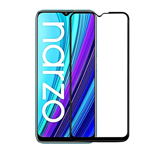 Image of DD SON (Black 11D Tempered Glass for Samsung, Redmi etc (Q-Realme Narzo 50A /50i /30A)