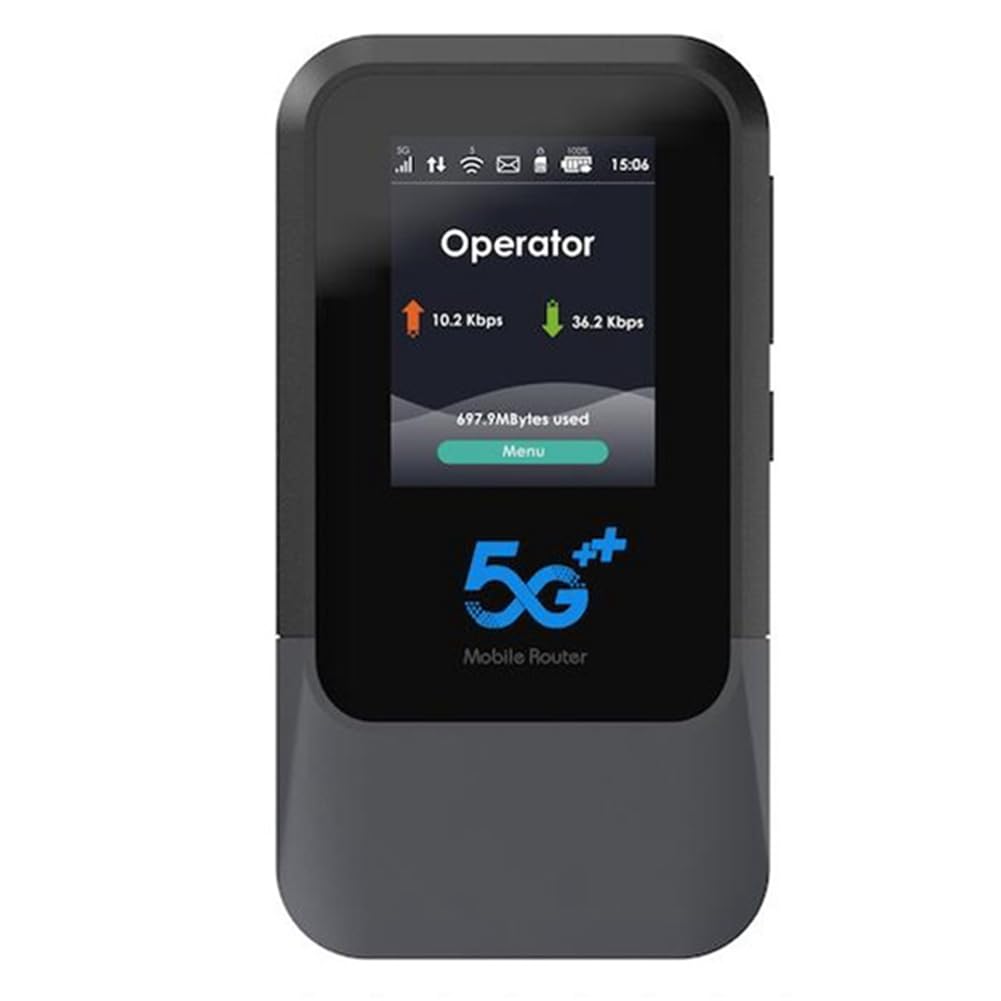 Módem Portátil WiFi 5G SA NSA Pocket Mini SIM&Esim V510, Punto de Acceso Wi-Fi Portátil para Interiores, Router WiFi6