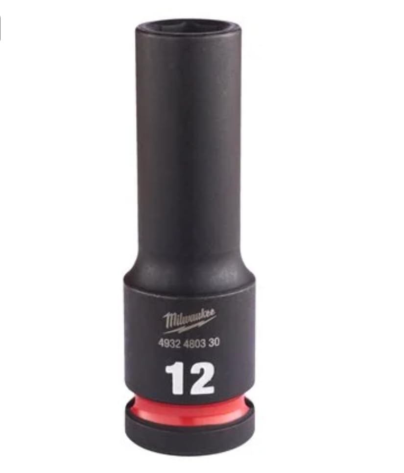 Milwaukee Shockwave Socket 1/2 Hex Long 12mm-4932480330