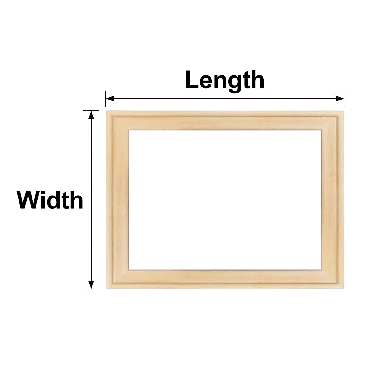 Marco de lienzo de 150 cm x 50 cm, kit de marcos de madera para pintura al óleo, pósteres, bordados, puntadas y artes de punto de aguja, fácil de montar