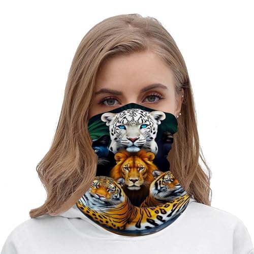 Face Mask Scarf, Sun Protection Face Cover Bandanas Seamless Balaclava Headwear for Fishing Hiking Cycling