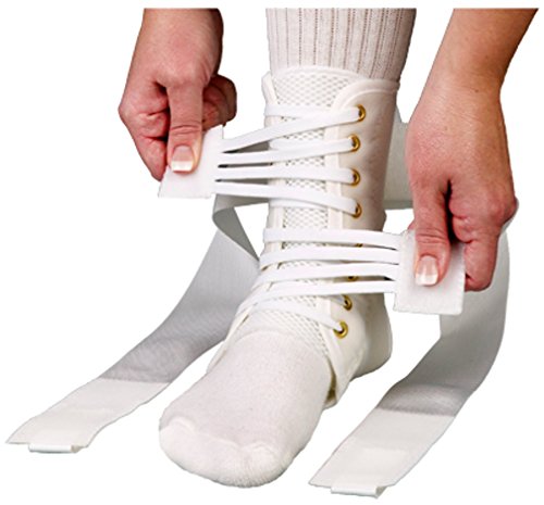 Med Spec ASO Ankle Stabilizer Orthosis Speed Lacer, White, XX-Large