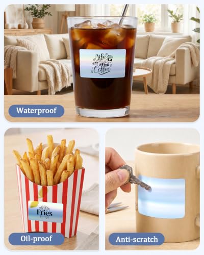 Image of Phomemo 2.25 inchx1.25 inch Direct Thermal Labels, 500 Labels /Roll