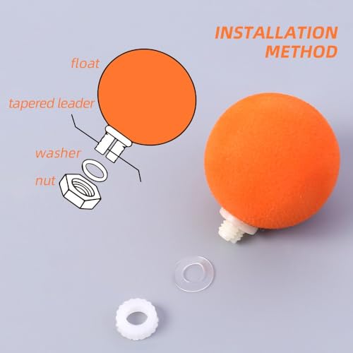 12 piezas bolas flotantes EVA 24mm para pesca con mosca miniatura 4