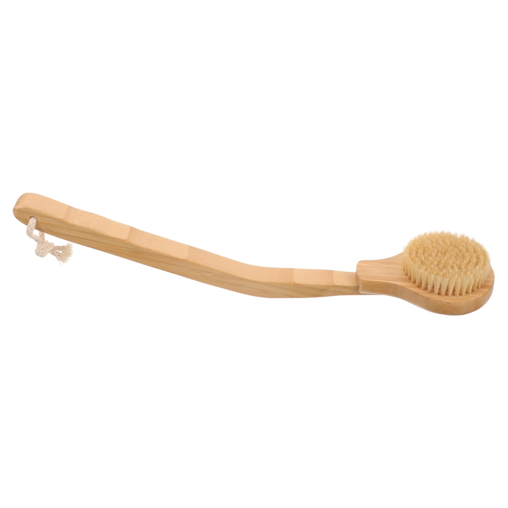 VALICLUD Long Handle Shower Brush Ergonomic Back Scrubber for Gentle Exfoliation and Bathing Accessory for Seniors and Disabled Individuals Durable Design