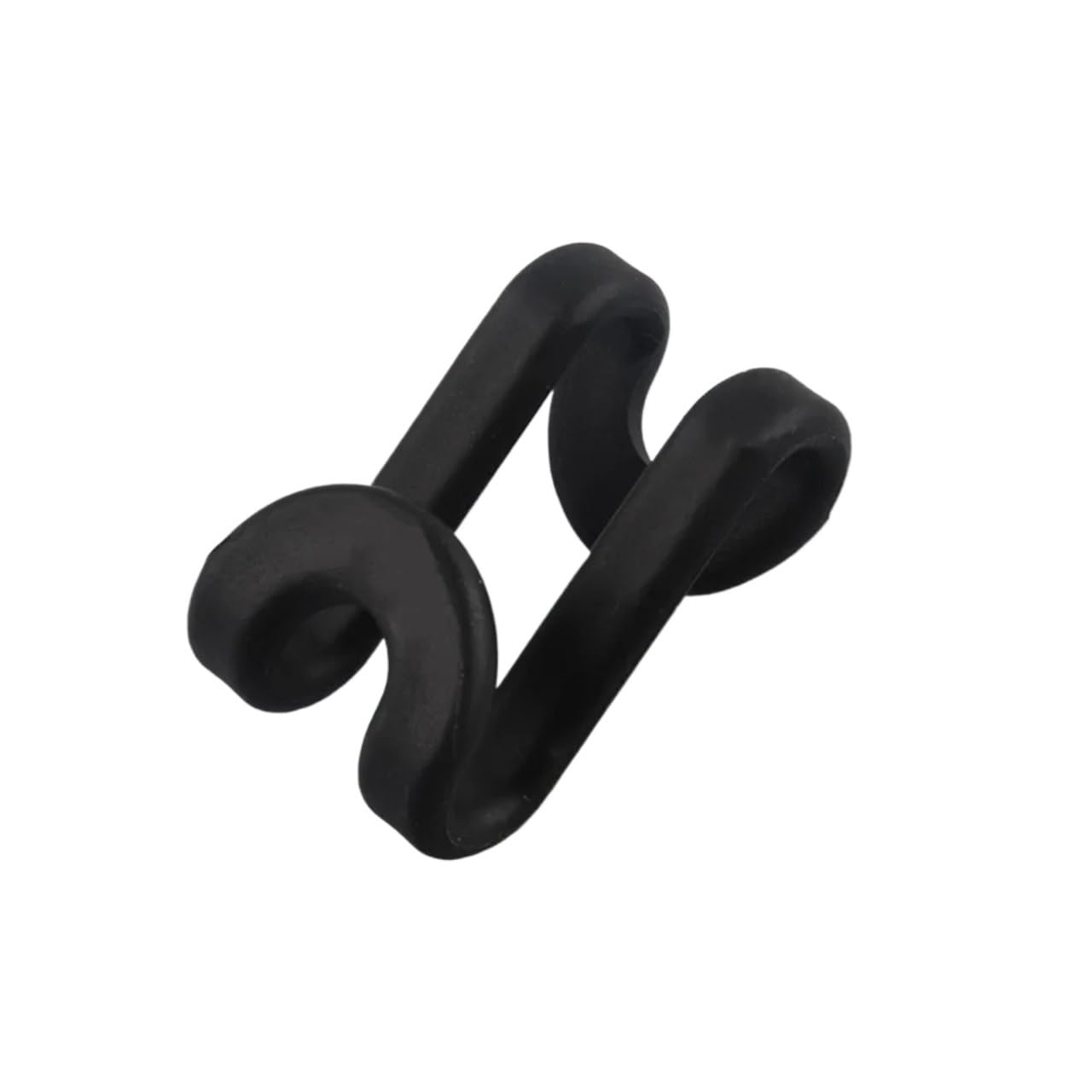 Clothes Hanger Connector Hooks 100pcs Mini Clothes Hanger For Closet Connector Hooks Plastic Wardrobe Coat Organizer Rack Space Saving Hangers Hook for Wardrobe Closet Organizer(Black)