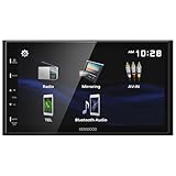 KENWOOD DMX150BT 6.8' Capacitive Touchscreen Digital Multimedia Receiver – Bluetooth, USB Mirroring for Android, Rear Camera Input, 13-Band EQ
