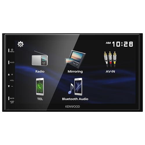 KENWOOD DMX150BT 6.8 Capacitive Touchscreen Digital Multimedia Receiver Bluetooth USB Mirroring for Android Rear Camera Input 13-Band EQ