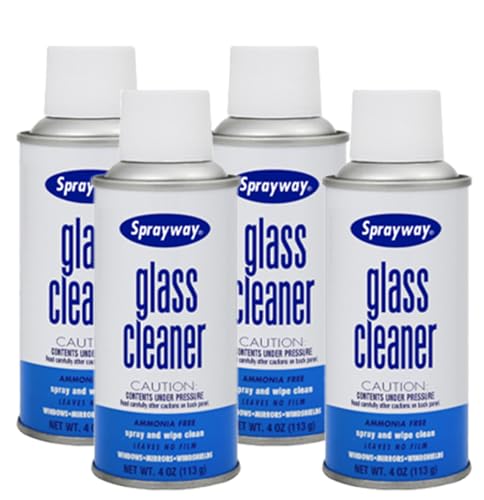 Sprayway Glass Cleaner 4OZ (4 Packs)