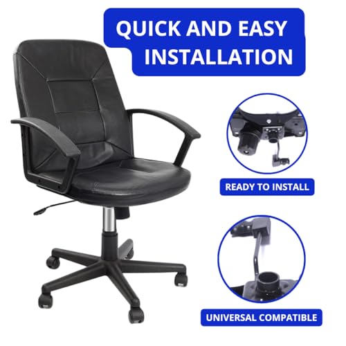 Maktune Universal Reinforced Tilting Mechanism Plate for Office Chairs - Heavy Duty Replacement Stand with Rolling Wheel, Chair Spare Parts, Repair... - Image 4