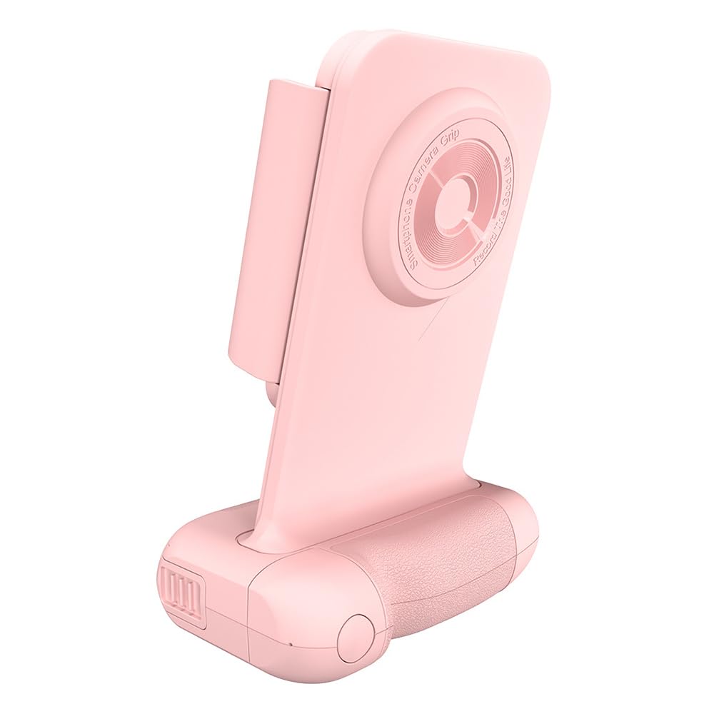 Ejoyous Smartphone Camera Snap Grip Rotating Stand, 15W Wireless Charging