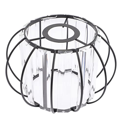 Image of Uonlytech 2pcs Glass Lampshade Lamp Shade Replacement Bedside Lamp s E27 Glass s Lantern Decorative Lanterns Light s Protection E14 Iron Cage