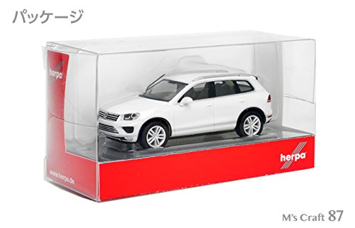 Preisvergleich Produktbild Herpa 028479-002 Fahrzeug VW Touareg, Weiß