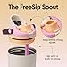 Owala FreeSip Sway Insulated Stainless Steel Water Bottle with Two-Way Spout, Built-In Straw and Bucket Handle, Made for Travel, School, and Sports, 40oz, BPA Free, Leak Proof, Daybreak